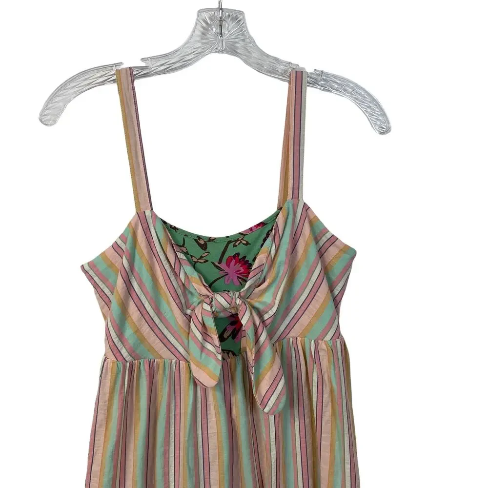NWT Matilda Jane Maxi Dress Striped “No Baggage” S Spring Summer Sundress New